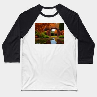 Copper Arch in the Autumn Garden Baseball T-Shirt